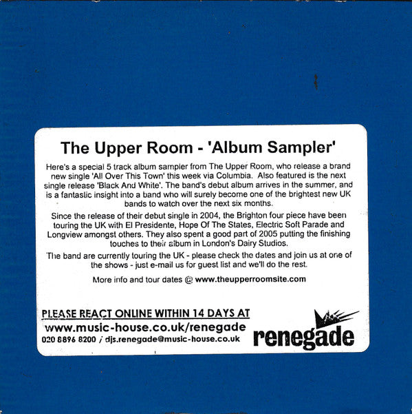 The Upper Room : Other People's Problems (Album Sampler) (CD, Promo, Smplr)