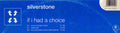 Silverstone (5) : If I Had A Choice (12")