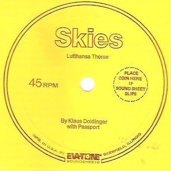 Passport (2) : Skies (Lufthansa Theme) (Flexi, 7", Shape, S/Sided, Single)