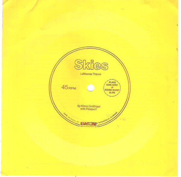 Passport (2) : Skies (Lufthansa Theme) (Flexi, 7", Shape, S/Sided, Single)