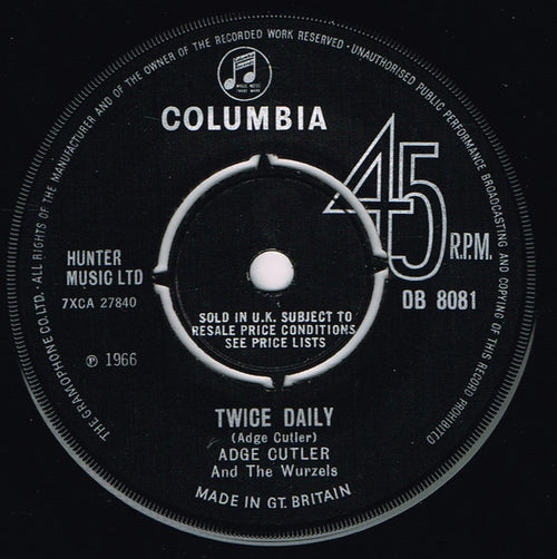 Adge Cutler & The Wurzels : Drink Up Thy Zider (7", Single, Pus)