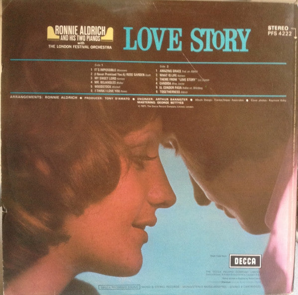 Ronnie Aldrich With London Festival Orchestra : Love Story (LP, Album)