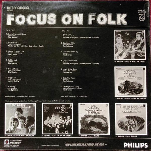 Various : Focus On Folk (LP, Comp)