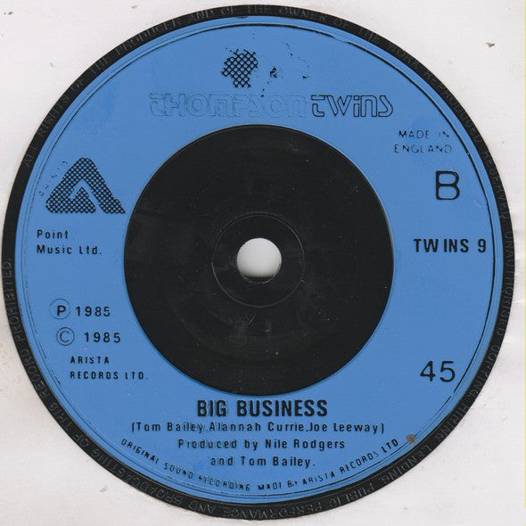 Thompson Twins : Don't Mess With Doctor Dream (7", Single, Blu)