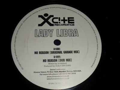Lady Libra : No Reason (12")
