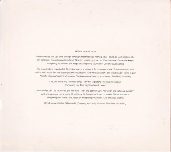 Alison Moyet : Whispering Your Name (CD, Promo, Dig)