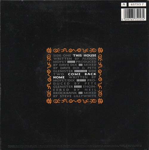 Alison Moyet : This House (7", Single, Sma)