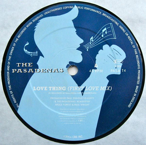 The Pasadenas : Love Thing (12")