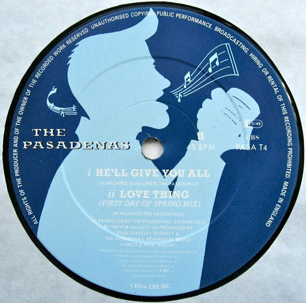 The Pasadenas : Love Thing (12")