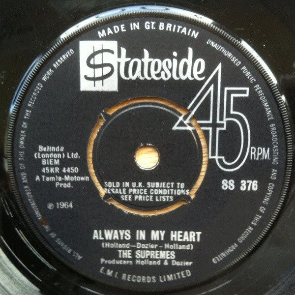 The Supremes : Come See About Me (7", Single)