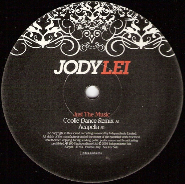 Jody Lei : Just The Music (12", Promo)