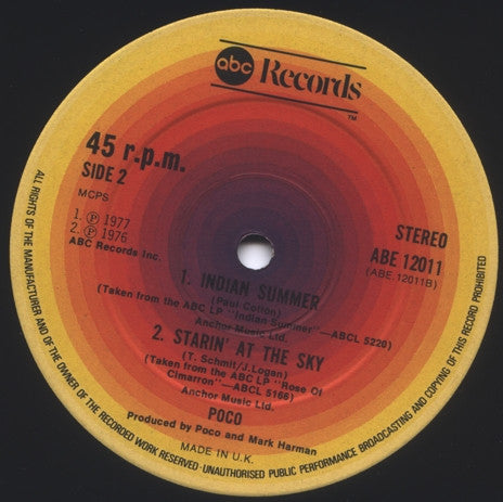Poco (3) : Four Tracks From Poco (12")