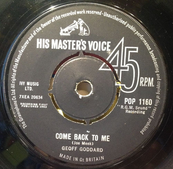 Geoffrey Goddard : Saturday Dance (7", Single)