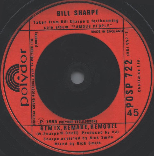 Sharpe & Numan : Change Your Mind (7", Single, Red)