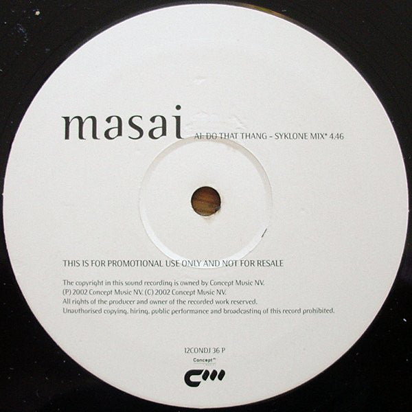 Masai : Do That Thang (12", Promo)
