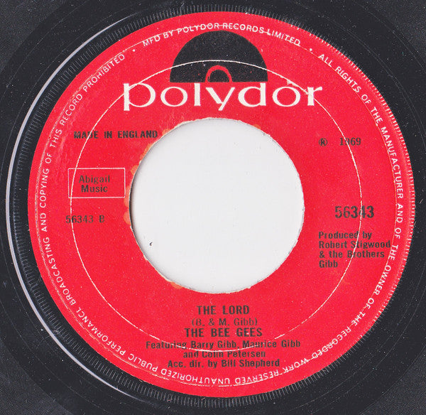 The Bee Gees* : Don't Forget To Remember (7", Single, Lar)