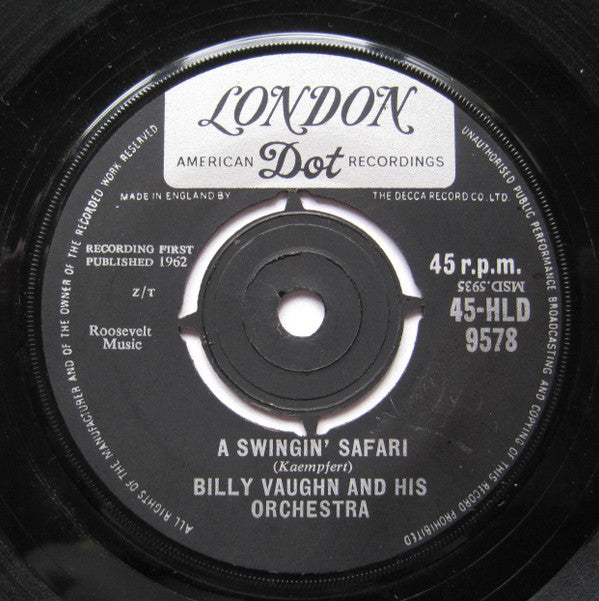 Billy Vaughn And His Orchestra : Summertime (7", Single)