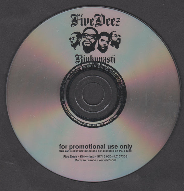 Five Deez : Kinkynasti (CD, Album, Promo, Pap)