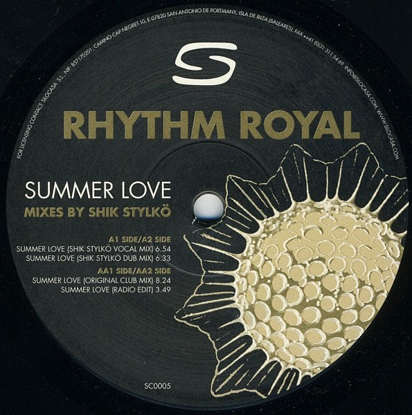 Rhythm Royal : Summer Love (12")