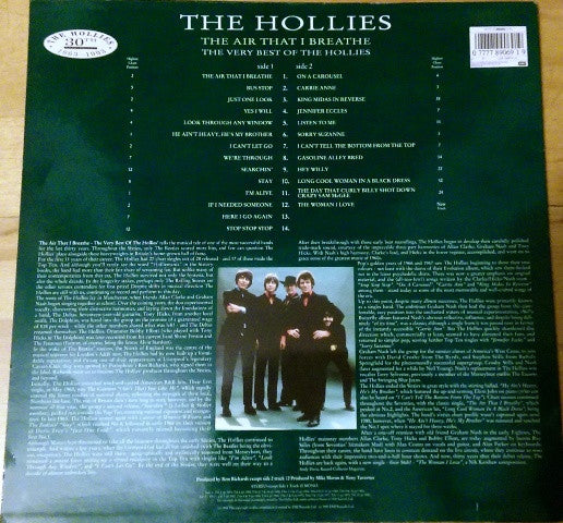 The Hollies : The Air That I Breathe - The Very Best Of The Hollies (LP, Comp)