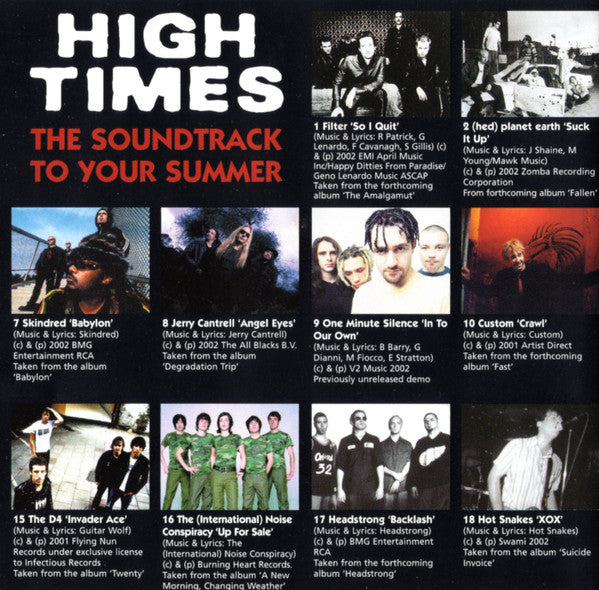 Various : High Times: The Soundtrack To Your Summer (CD, Comp)