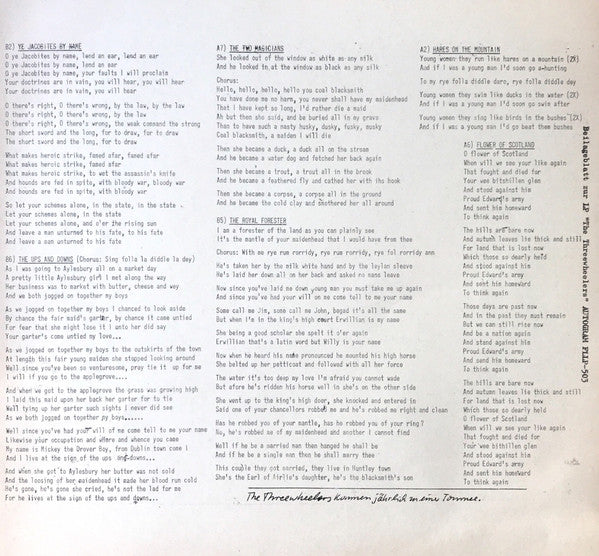 Threewheelers : Portrait Of A Lively British Folkgroup (LP, Album)