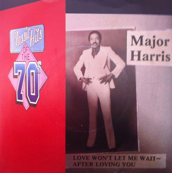 Major Harris : Love Won't Let Me Wait / After Lovin' You (7", Single, RE)