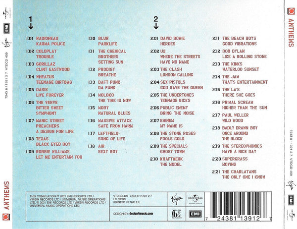 Various : Q Anthems (2xCD, Comp)