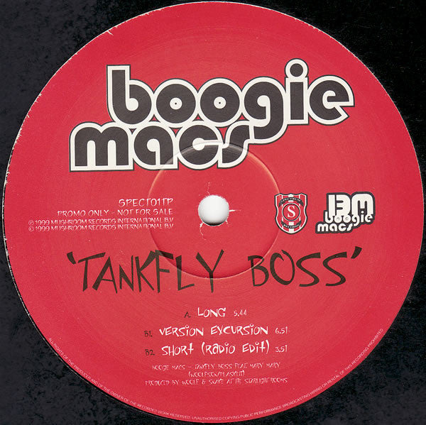 Boogie Macs : Tankfly Boss (12", Promo)