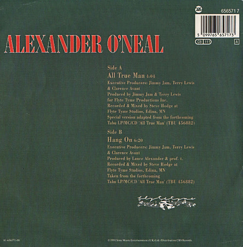 Alexander O'Neal : All True Man (7", Single)