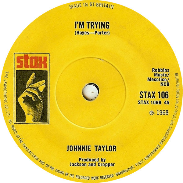 Johnnie Taylor : Who's Making Love (7", Single, RE, Sol)