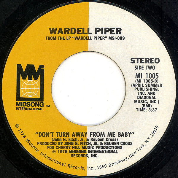 Wardell Piper : Super Sweet (7", Single, Styrene, Pit)