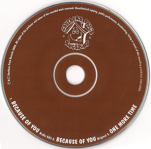Scanty : Because Of You (CD, Single)