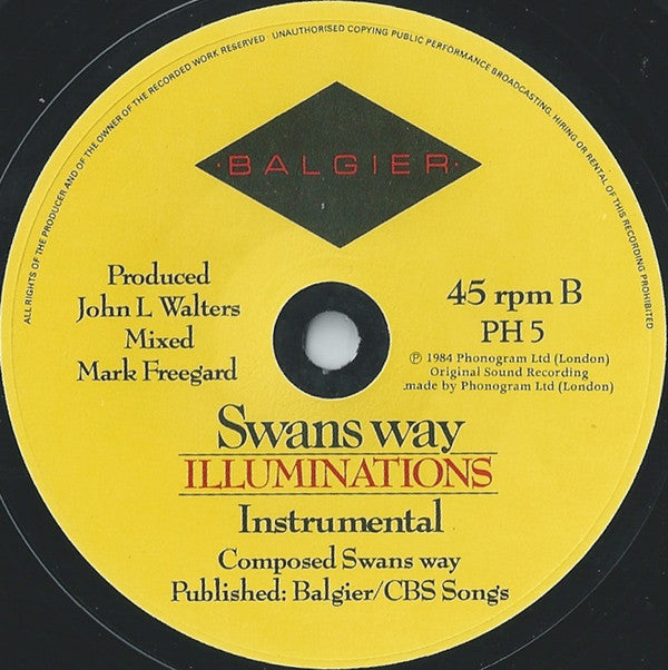 Swans Way : Illuminations (7", Pap)