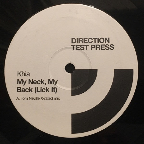 Khia : My Neck, My Back (Lick It) (12", TP)