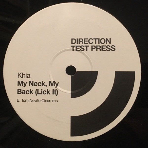 Khia : My Neck, My Back (Lick It) (12", TP)