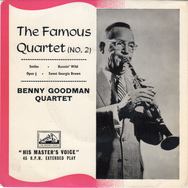 The Benny Goodman Quartet : The Famous Quartet (No. 2) (7", EP, Mono)