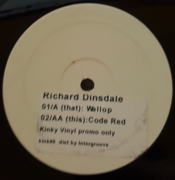 Richard Dinsdale : Wallop / Code Red (12", Promo, W/Lbl, Sti)