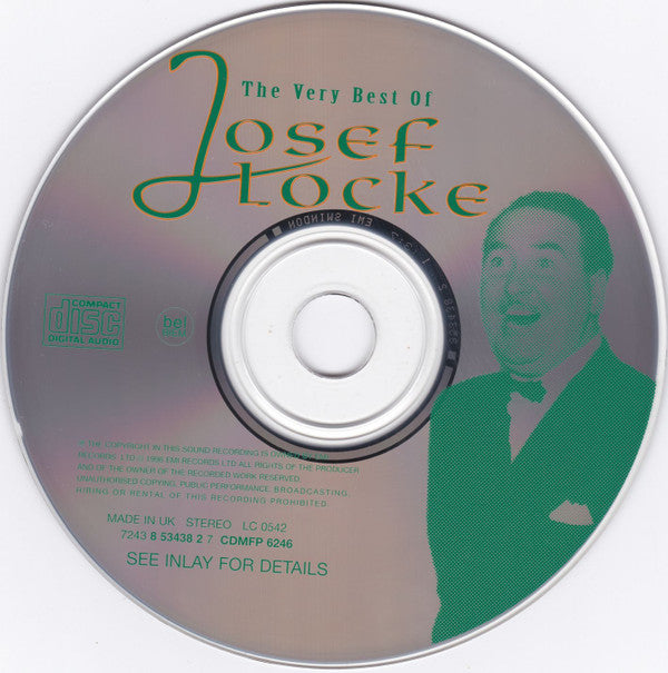 Josef Locke : The Very Best Of Josef Locke (CD, Album, Comp)