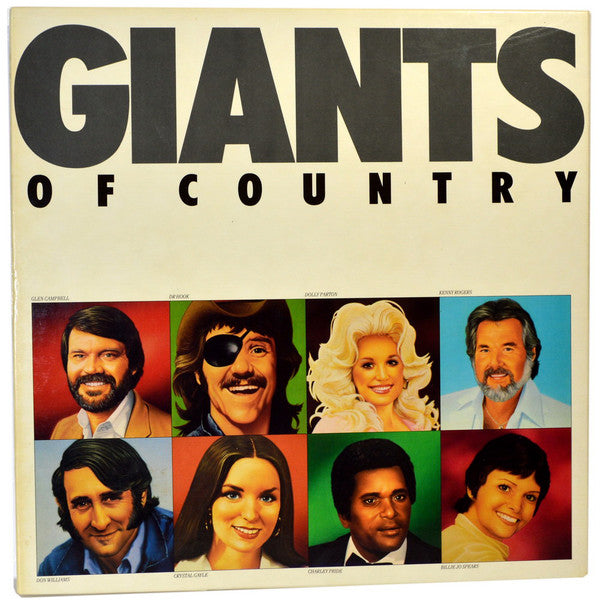 Various : Giants of Country (8xLP, Comp + Box)