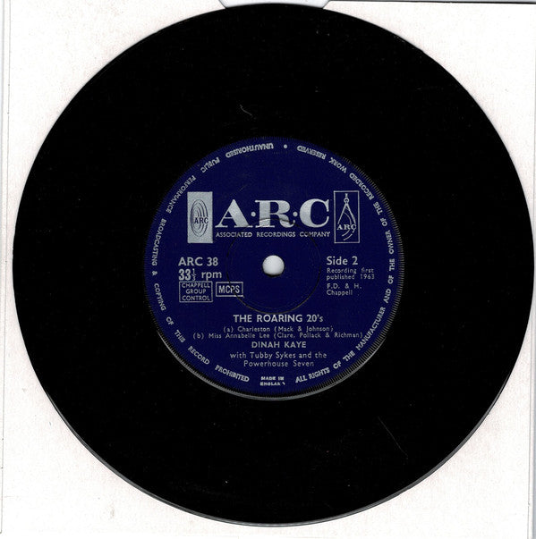 Dinah Kaye With Tubby Sykes And The Powerhouse Seven : The Roaring 20's (7", EP)