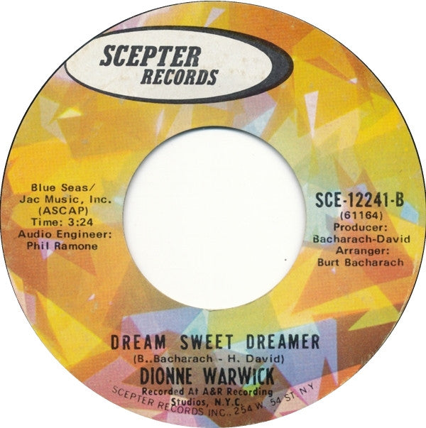 Dionne Warwick : This Girl's In Love With You (7", Single, Ter)