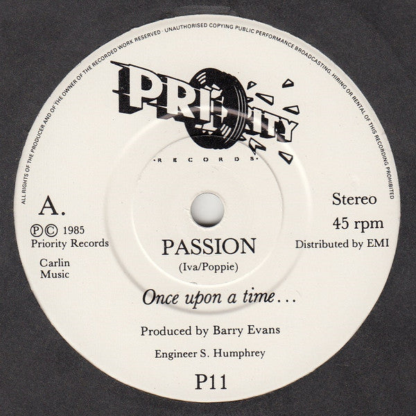 Once Upon A Time ... : Passion (7", Single)