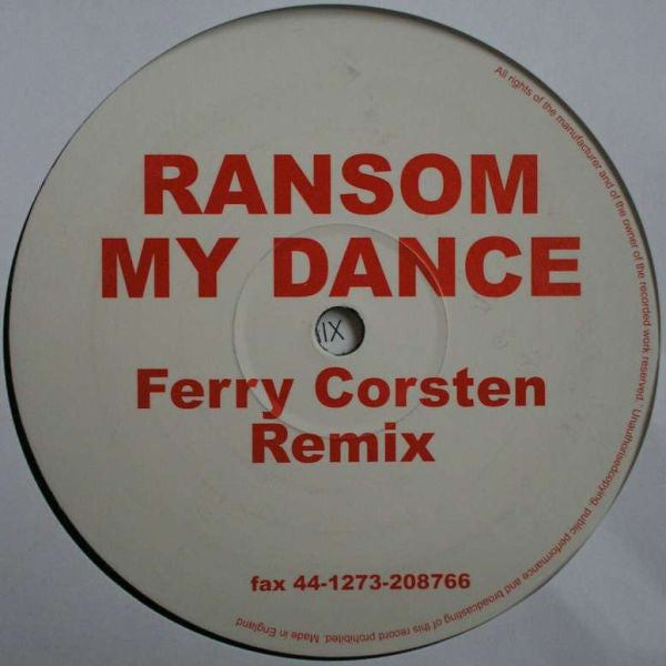 Ransom : My Dance (12", S/Sided)