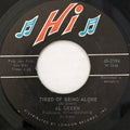 Al Green : Tired Of Being Alone / Get Back Baby (7", Single, Styrene, PRC)