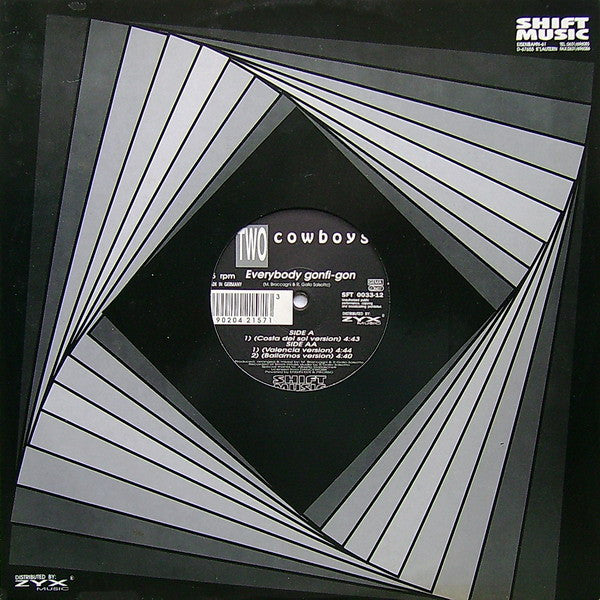 Two Cowboys : Everybody Gonfi-Gon (12", Tra)