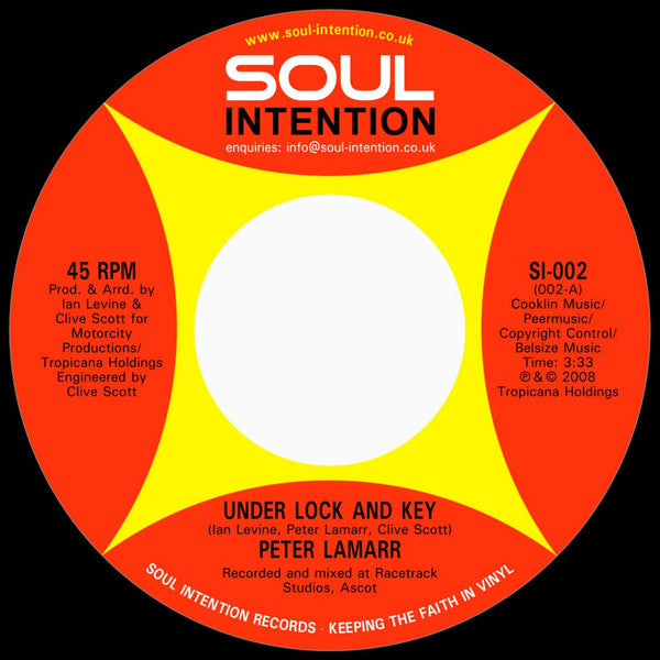 Peter Lamarr : Under Lock And Key / Take You For Granted (7", Single)