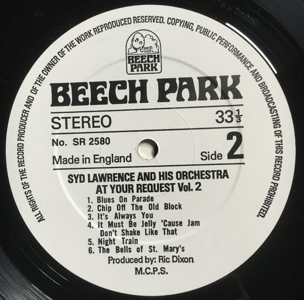 Syd Lawrence And His Orchestra : At Your Request-Volume 2 (LP, Album)
