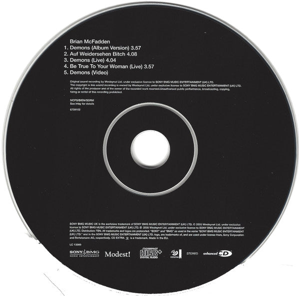 Brian McFadden : Demons (CD, Single, Enh, CD2)