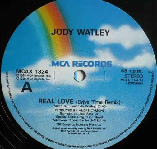 Jody Watley : Real Love (Remix) (12", Single)